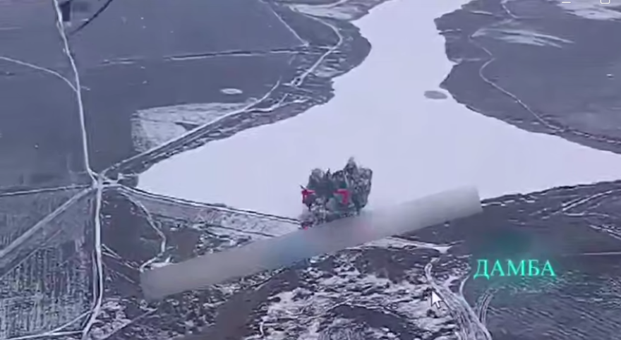 Росія скинула на дамбу біля Костянтинівки авіабомбу ФАБ-500